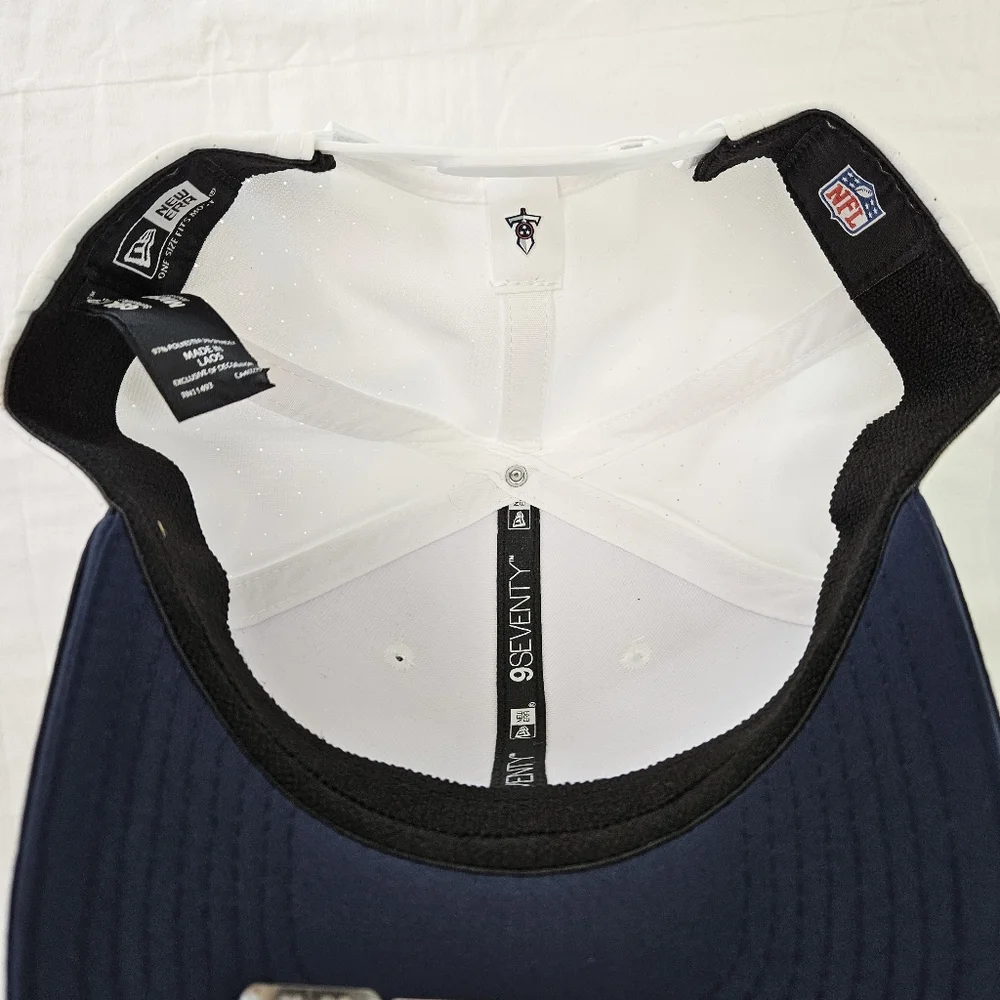 New Era Tennessee Titans NFL 9Seventy Stretch Snap Back Hat Cap White